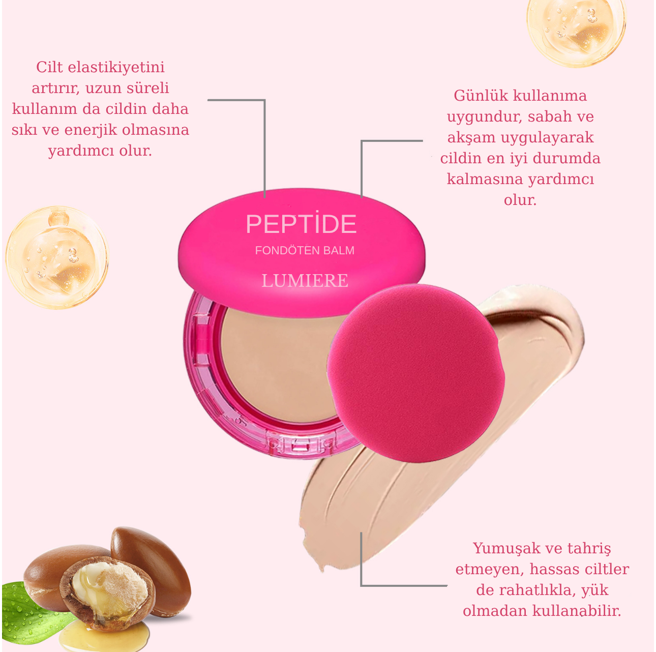 PEPTİDE FONDÖTEN BALM - Lumiere Beauty Resmi Satış Sayfası